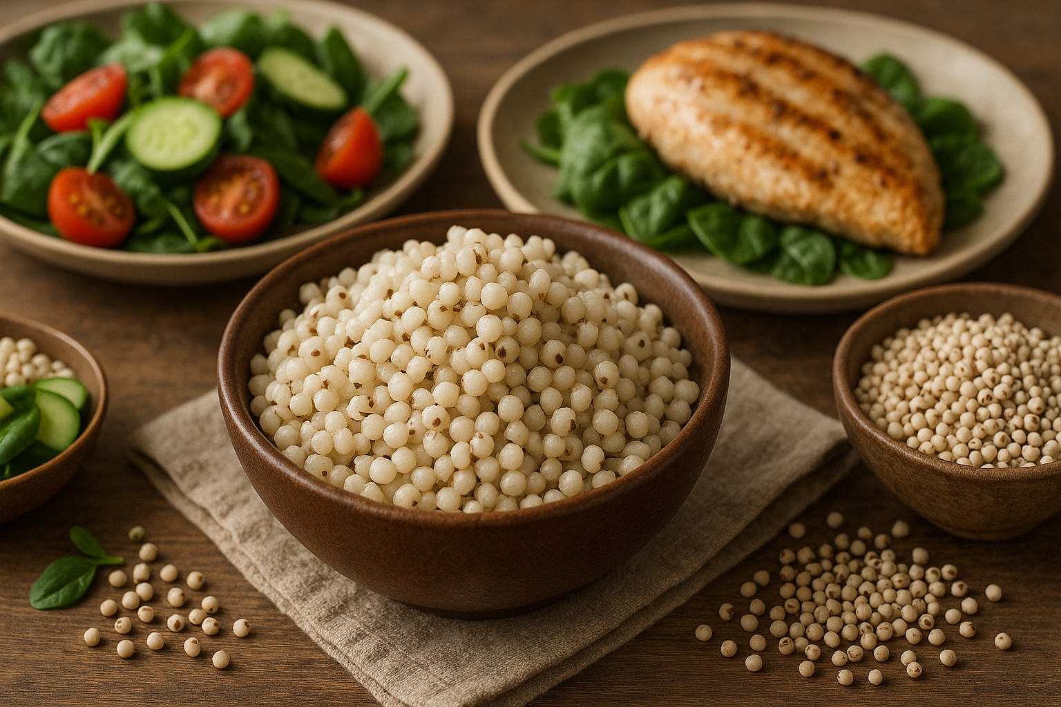 White sorghum stands out as one of nature's most nutritious grains, packed with protein, fiber, and antioxidants that can transform your daily meals. This ancient grain has sustained civilizations for thousands of years, and modern science confirms what traditional cultures have long known: white sorghum offers remarkable health benefits for contemporary lifestyles. People seeking gluten-free alternatives or simply wanting to diversify their nutrition find white sorghum to be an excellent choice. Let's explore why this versatile grain deserves a place in your kitchen. What Makes White Sorghum Special Sorghum, or the Indian millet, is also known as jowar. Rich in phenolic compounds, this grain provides complex carbs and is a perfect alternative to wheat. White sorghum specifically offers a mild flavor profile and light color that works well in various dishes. Sorghum originated in Africa thousands of years ago, and then spread through the Middle East and Asia via ancient trade routes, traveling to the Arabian Peninsula, India and China along the Silk Road. This global journey speaks to its adaptability and nutritional value. The grain contains impressive nutritional density. Here is why white sorghum stands apart from other grains: Protein Content: White sorghum provides substantial plant-based protein, making it an excellent choice for vegetarians and vegans. Fiber Benefits: The high fiber content supports digestive health and helps maintain stable blood sugar levels. Mineral Rich: Packed with essential minerals including iron, magnesium, and potassium. Antioxidant Properties: Contains beneficial compounds that support overall health. Health Benefits of White Sorghum Supports Digestive Health Sorghum is rich in a variety of nutrients, including B vitamins, which play an essential role in metabolism, nerve cell development, and healthy hair and skin. The fiber content in white sorghum promotes healthy digestion and supports beneficial gut bacteria. Regular consumption can help maintain digestive regularity and create a balanced gut microbiome. The whole grain nature of white sorghum provides prebiotics that feed beneficial bacteria in your digestive system. Perfect for Gluten-Free Diets A gluten-free grain, sorghum is rich in antioxidants, nutrients, protein and fiber. Sorghum is gluten-free, making it a suitable grain for people with celiac disease. White sorghum offers people with celiac disease or gluten sensitivity a safe and nutritious grain option. Unlike many gluten-free alternatives that lack nutrients, white sorghum maintains high nutritional value. It can replace wheat in most recipes without compromising taste or texture. Blood Sugar Management The complex carbohydrates in white sorghum release energy slowly, preventing rapid blood sugar spikes. This makes it particularly beneficial for people managing diabetes or those wanting to maintain steady energy levels throughout the day. The fiber content helps slow glucose absorption, supporting better blood sugar control when white sorghum replaces refined grains in meals. Heart Health Support It's also a rich source of magnesium, a mineral that's important for bone formation, heart health, and over 600 biochemical reactions. Magnesium supports cardiovascular function and helps regulate blood pressure. The antioxidants in white sorghum may help reduce inflammation, which is linked to heart disease. Regular consumption as part of a balanced diet can contribute to better cardiovascular health. Cancer-Fighting Properties Compounds in sorghum called 3-Deoxyanthoxyanins (3-DXA) are present in darker-colored sorgums, and to a lesser extent in white sorghum. Scientists at the University of Missouri tested extracts of black, red, and white sorghums and found that all three extracts had strong antiproliferative activity against human colon cancer cells. While white sorghum contains fewer of these compounds than darker varieties, it still provides beneficial antioxidants that may help protect against cellular damage. Nutritional Profile of White Sorghum White sorghum delivers impressive nutritional value per serving. Here's what makes it nutritionally dense: Macronutrients: High-quality protein (approximately 11 grams per cup) Complex carbohydrates for sustained energy Minimal fat content Micronutrients: B vitamins for energy metabolism Iron for oxygen transport Magnesium for muscle and nerve function Phosphorus for bone health Potassium for heart function Research suggests that sorghum contains essential nutrients, including B vitamins, iron, magnesium, and potassium. It is also a good source of protein, offering a plant-based alternative for those seeking to diversify their protein intake. Find out whether green millet or red millet is the better choice for effective and healthy weight loss. How to Include White Sorghum in Your Meals Breakfast Options Start your day with white sorghum porridge topped with fresh fruits and nuts. Cook it similar to oatmeal, but allow extra time for the grains to soften completely. White sorghum flour works wonderfully in pancakes, muffins, and breakfast breads. Its mild flavor won't overpower other ingredients. Lunch and Dinner Ideas Our white sorghum can be popped like popcorn or used in pilafs, salads and anywhere else whole grains are called for. Try these preparation methods: Grain Bowls: Use cooked white sorghum as a base for Buddha bowls with roasted vegetables and lean proteins. Salads: Add cooled, cooked white sorghum to green salads for extra texture and nutrition. Pilafs: Replace rice in pilaf recipes with white sorghum for a nuttier flavor and better nutrition. Soups and Stews: White sorghum adds heartiness to vegetable soups and meat stews. Baking Applications White sorghum flour is a versatile, gluten-free flour made from finely ground white sorghum grain. It has a light color, mild flavor, and smooth texture, making it an excellent alternative to traditional wheat flour in a variety of culinary applications. White sorghum flour can replace up to 25% of regular flour in most recipes without major adjustments. For completely gluten-free baking, combine it with other gluten-free flours for best results. Cooking Tips for White Sorghum Preparation Time: White sorghum takes longer to cook than most grains. Plan for 45-60 minutes of cooking time. Soaking Benefits: Soaking white sorghum overnight reduces cooking time and improves digestibility. Liquid Ratios: Use a 3:1 ratio of liquid to grain for proper cooking. Flavor Pairings: White sorghum pairs well with herbs like thyme and rosemary, and complements both sweet and savory dishes. Storage: Store cooked white sorghum in the refrigerator for up to one week or freeze for longer storage. Environmental Benefits of Choosing White Sorghum White sorghum grows well in challenging climates and requires less water than many other grains. This drought tolerance makes it an environmentally sustainable choice that supports agricultural diversity. The grain grows efficiently without extensive irrigation, making it a climate-smart crop that can help address food security challenges while requiring fewer natural resources. How CMS Industries Supports Your Healthy Choices CMS Industries recognizes the growing demand for nutritious, sustainable grain options like white sorghum. As a leading agricultural products manufacturer and supplier in India, CMS Industries has been connecting farmers and consumers with high-quality grains for over two decades. Based in Kachchh, Gujarat, CMS Industries specializes in ethically sourced agricultural products that meet international quality standards. The company's commitment to supporting farmers while delivering premium products aligns perfectly with the growing interest in ancient grains like white sorghum. CMS Industries' expertise in agricultural products means they understand the importance of proper handling and processing to maintain the nutritional benefits of grains like white sorghum. Their established distribution network helps ensure that quality grains reach consumers who are making healthier food choices. The company's focus on organic and sustainable farming practices supports the production of grains that retain their natural nutritional profiles. This commitment to quality makes CMS Industries a reliable partner for those seeking to incorporate nutritious grains into their diets. Making the Switch to White Sorghum Transitioning to white sorghum doesn't require dramatic changes to your cooking routine. Start by substituting it for rice in one meal per week, then gradually increase usage as you become comfortable with cooking techniques. Experiment with white sorghum flour in familiar recipes like muffins or pancakes. The mild flavor makes it an easy introduction to gluten-free baking. Consider batch cooking white sorghum on weekends to have it ready for quick meals throughout the week. This preparation strategy makes healthy eating more convenient. Storage and Selection Tips When purchasing white sorghum, look for grains that appear uniform in color and size. Avoid packages with broken grains or signs of moisture damage. Store white sorghum in airtight containers in a cool, dry place. Properly stored whole grains can maintain quality for up to two years. White sorghum flour should be stored in the refrigerator or freezer to prevent rancidity, especially in warm climates. White sorghum represents a smart choice for anyone looking to improve their nutrition while enjoying diverse, flavorful meals. Its combination of protein, fiber, and essential nutrients makes it a valuable addition to modern diets. Ready to explore the benefits of white sorghum and other premium agricultural products? Connect with CMS Industries to learn more about sourcing high-quality grains that support your healthy lifestyle and culinary adventures. Frequently Asked Questions Is white sorghum safe for people with celiac disease? Yes, white sorghum is naturally gluten-free and safe for people with celiac disease or gluten sensitivity. It provides a nutritious alternative to wheat-based products. How does white sorghum compare to quinoa nutritionally? White sorghum contains similar protein levels to quinoa but offers more fiber and different mineral profiles. Both are excellent gluten-free grain choices with unique nutritional benefits. Can I substitute white sorghum flour directly for wheat flour? White sorghum flour works best when replacing up to 25% of wheat flour in recipes. For completely gluten-free baking, combine it with other gluten-free flours and binding agents. How long does white sorghum take to cook? Whole white sorghum grains typically require 45-60 minutes of cooking time. Soaking overnight can reduce cooking time by 10-15 minutes. What does white sorghum taste like? Why White Sorghum Healthy Choice for Your Meal