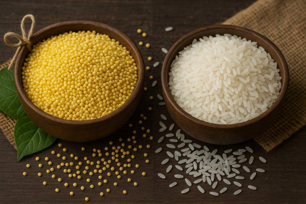 Yellow Millet Vs White Rice | CMS Industries