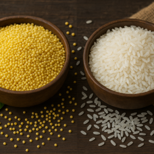 Yellow Millet Vs White Rice